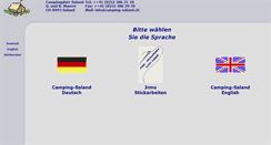 Desktop Screenshot of camping-saland.ch